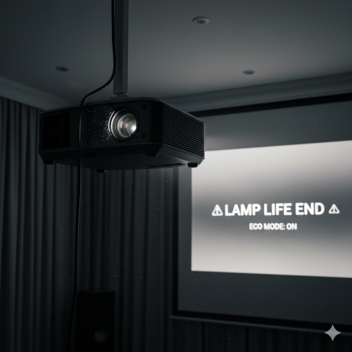 تشخیص و تعویض لامپ سوخته در پروژکتور Epson EB Series – آموزش تست لامپ با مولتی‌متر.