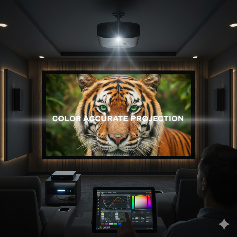 چرا باید از پروژکتور دقیق از نظر رنگ در پروژههای یکپارچهسازی سفارشی استفاده کنید