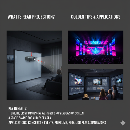 بک پروجکشن (Rear Projection) چیست؟ نکات طلایی و کاربردها