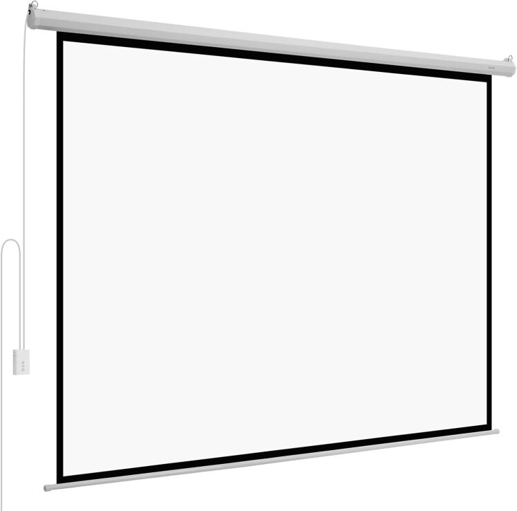 راهنمای خرید پرده نمایش برقی ۳×۳ برای کلاس، سالن کنفرانس و استودیو