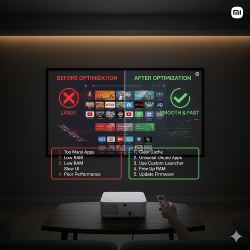 رفع لگ و کندی سیستمعامل پروژکتورهای Wanbo؛ راهنمای تخصصی برای عملکرد روانتر