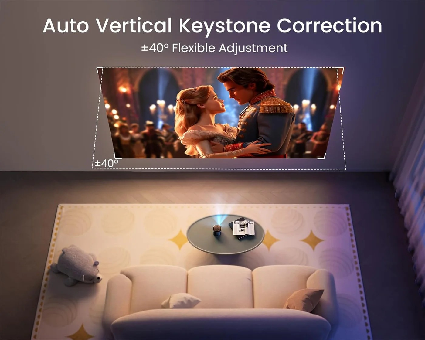 معرفی و بررسی ویدئو پروژکتور WiMiUS Pico Projector Q2