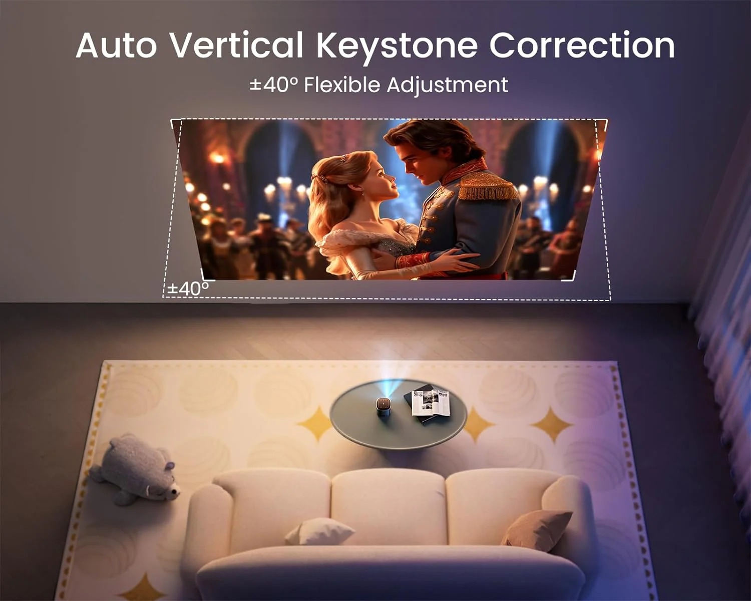 معرفی و بررسی ویدئو پروژکتور WiMiUS Pico Projector Q2